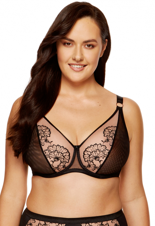 Biustonosz miękki Gorteks Kala w Kwiaty