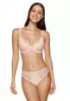 Gorteks Madlene Biustonosz Usztywniany Gładki Beżowy