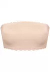 Biustonosz miękki bez ramiączek Gorteks Lucky Top Beżowy