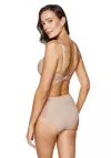 Biustonosz usztywniany Gorteks Cate Beżowy