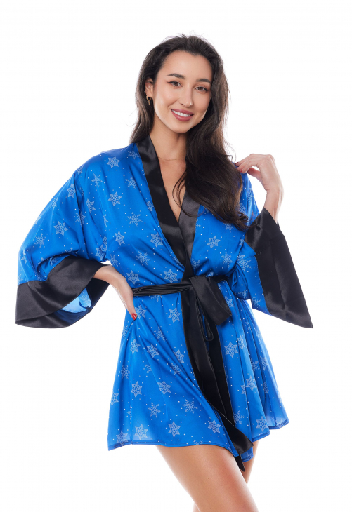 Anais Peniuar Aster Robe Blue