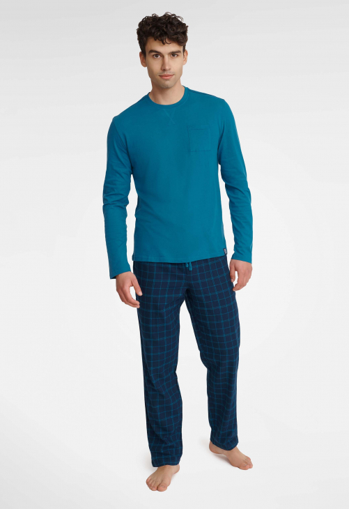 Henderson Piżama Unusual 40947-55X Niebieska