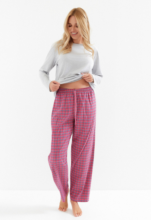 Taro 3512 Piżama Damska Długa Madlen S-Xl