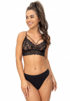 Biustonosz miękki koronkowy Donna 245 Czarny