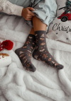 Milena Skarpetki Damskie Świąteczne W Pierniki 1283.038