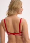 Biustonosz push-up Gaia Nia 1317 czerwony