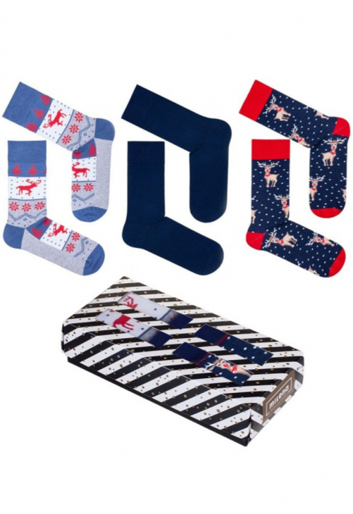 Milena Zestaw Świąteczny Męski 0828.Mix