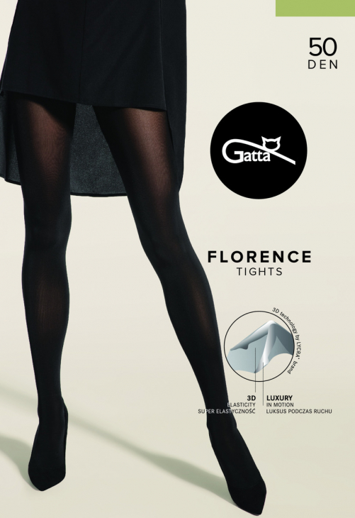Gatta Florence 50 - Rajstopy Damskie 3D 50 Den-5