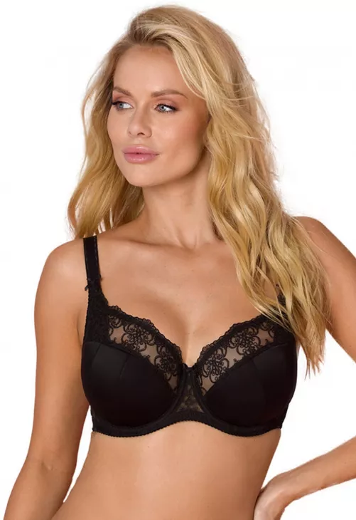 Biustonosz półusztywniany Vena VB-355 Czarny Max