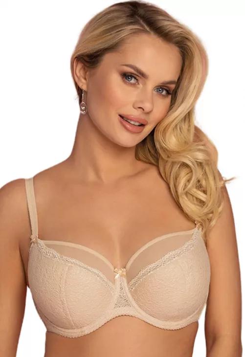 Biustonosz półusztywniany Vena VB-323 Beżowy