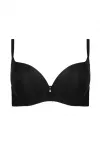 Biustonosz push-up Gorteks Carla  gładki termicznie modelowany czarny