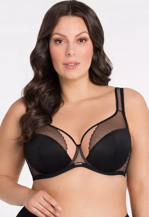 Biustonosz miękki Gorsenia Luisse K441/1 czarny