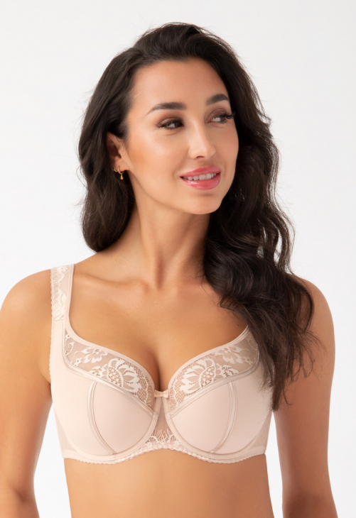 Biustonosz półusztywniany Gorsenia Alicante K647 beżowy