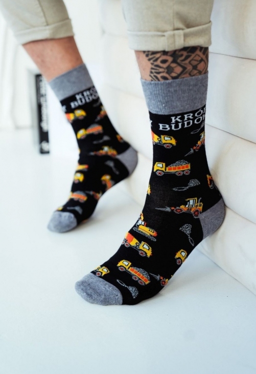 Milena Skarpetki Męskie Król Budowy 0125.061