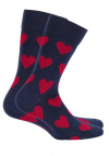 Wola Skarpety Wzorzyste Perfect Man-Casual Walentynkowe
