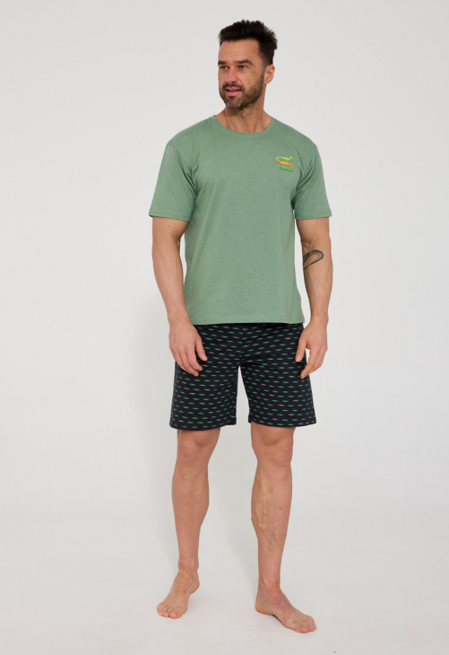 Cornette Piżama Męska Kr 326/202 Crocodiles 2