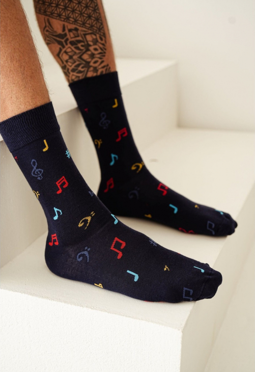 Milena Skarpetki Męskie Nutki 0125.092