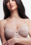 Biustonosz miękki koronkowy Ava 1396/3 beige Maxi