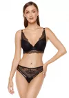 Gorteks Sophie Stringi Koronkowe Czarne
