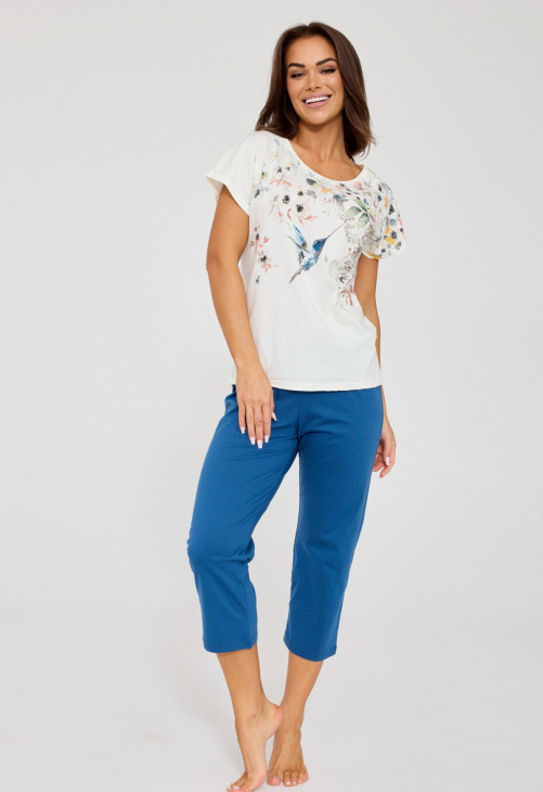 Cornette Piżama Damska Kr 369/345 Floris