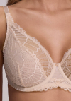 Biustonosz miękki Ava AV 2200 Delight beige | Koronkowy soft