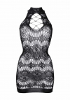 Le Désir Criss Cross Neck Mini Dress - One Size