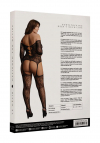 Le Désir Criss Cross Neck Suspender Bodystocking - Plus Size