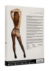 Le Désir Crotchless Cut-Out Pantyhose - One Size