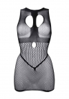 Le Désir Duo Net Open Cup Mini Dress - One Size
