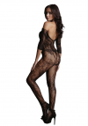 Le Désir Lace Sleeved Bodystocking - One Size