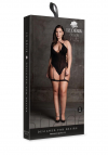 Le Désir Metis XVI - Body with Garters and Crossed Neckline - Plus Size