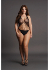 Le Désir Strappy Lace Teddy - Plus Size