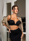 Biustonosz push-up Gatta Bodywear  Joyce | Double push-up, gładki