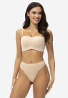 Biustonosz opaska Gatta Bodywear – beżowy bandeau z usztywnianymi miseczkami