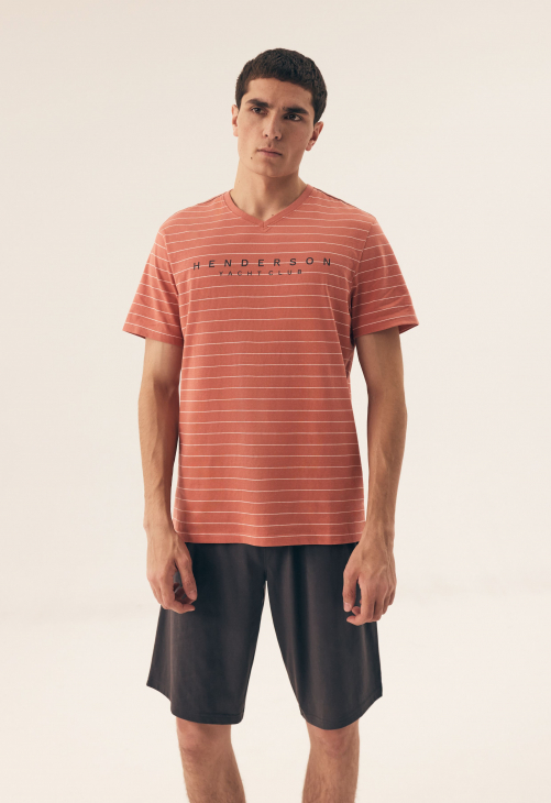 Henderson Piżama Deli 42635-28X Pomarańczowa