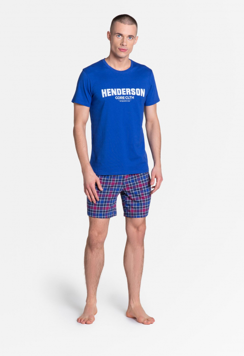 Henderson Piżama Lid 38874-55X Niebieska