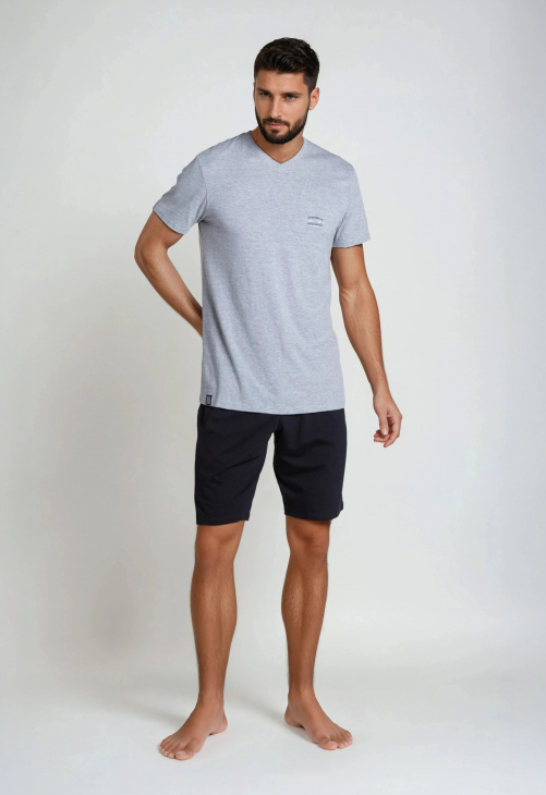 Henderson Piżama Duty 38881-90X Szaro-Czarna