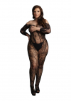 Le Désir Lace Sleeved Bodystocking - Plus Size