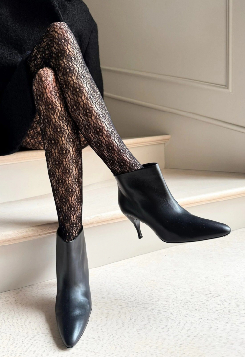 Veneziana Rajstopy Celeste Nero