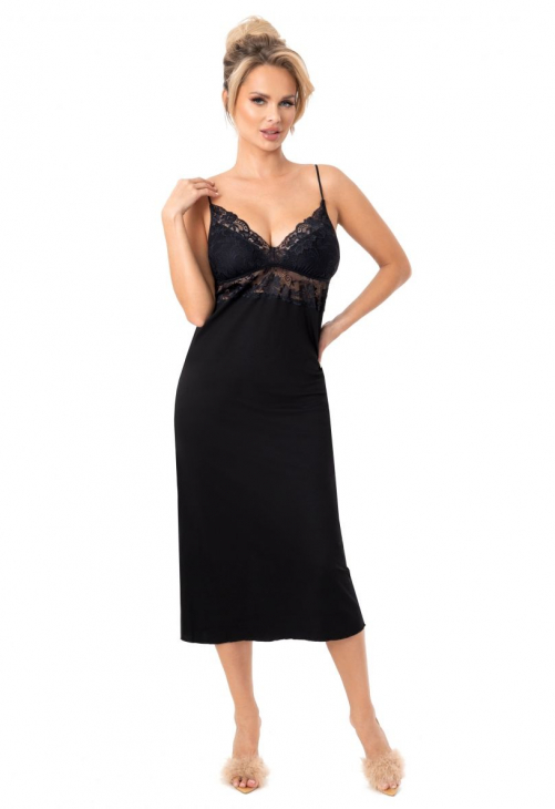 Donna Koszulka Jasmine Long Czarna