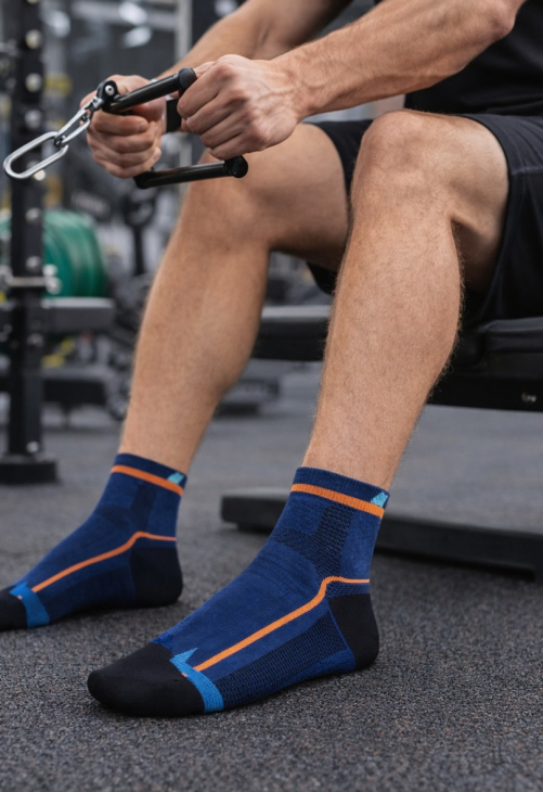 Gatta Sportive - Skarpetki Męskie Wzorowane Krótkie Ag+ U941N5