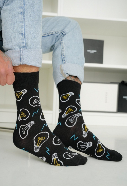 Milena Skarpetki Męskie Żarówki 0125.138