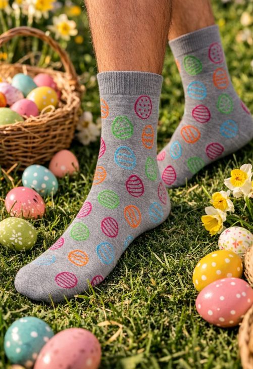 Milena Skarpetki Męskie Pisanki 0125.142