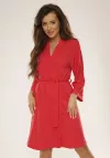 Szlafrok damski z wiskozy plus size De Lafense Visa 549
