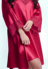 Ava Szlafrok Satynowy 006 Red Velvet