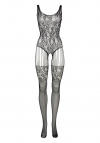 Le Désir Lace and Fishnet Bodystocking - One Size