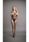 Le Désir Lace and Fishnet Bodystocking - One Size