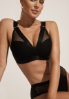 Biustonosz miękki bez fiszbin Kinga Lara czarny
