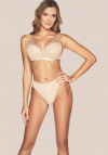 Brazyliany z podwójnym tiulem Kinga Comfort B-861/2 beżowe