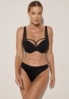 Brazyliany z poodwójnym tiulem Kinga Comfort B-861/2 czarne